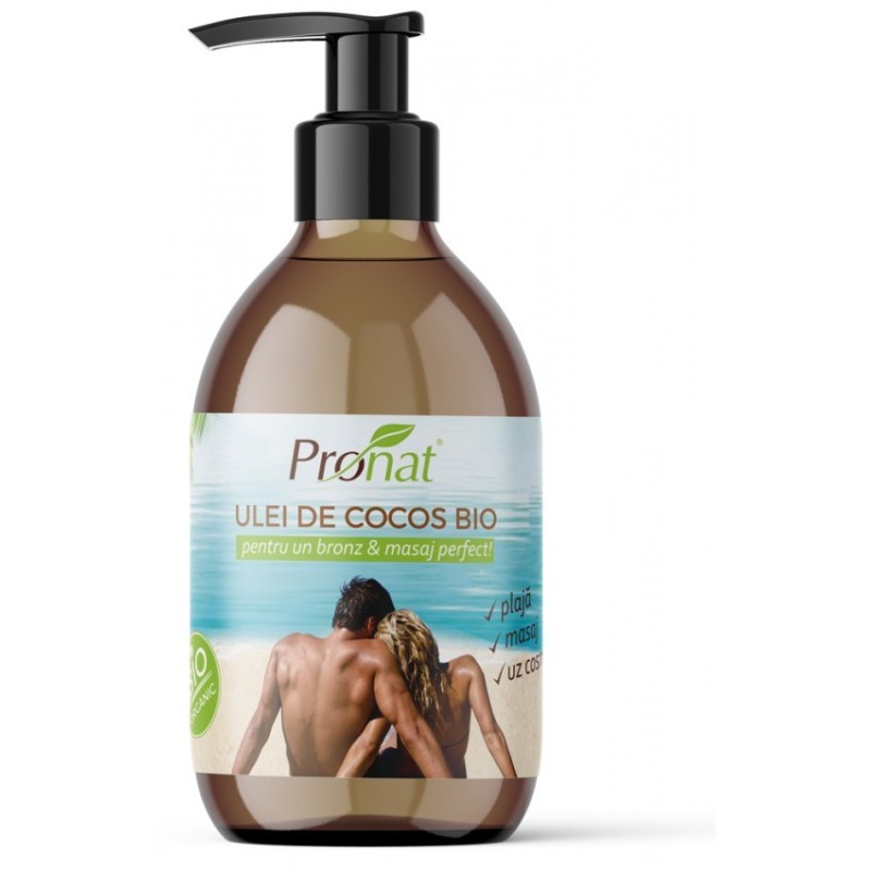 Ulei de Cocos BIO, Extravirgin pentru Uz Cosmetic, 250 ml, Pronat