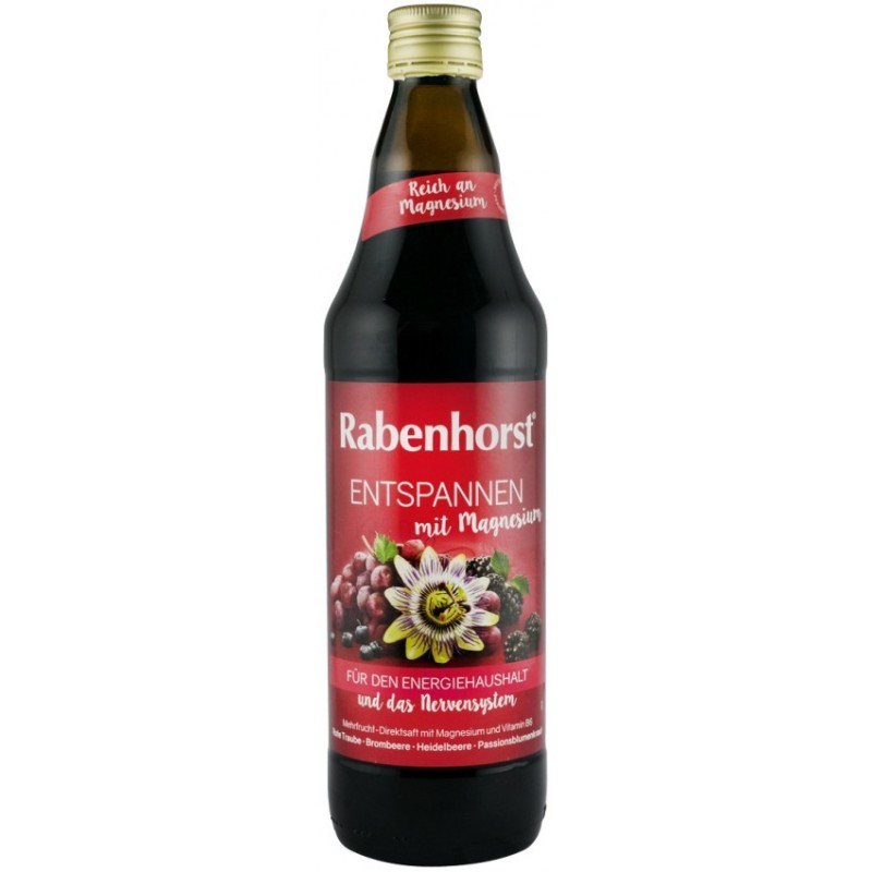 Suc de Fructe, Relaxare cu Magneziu, 750 ml, Rabenhorst