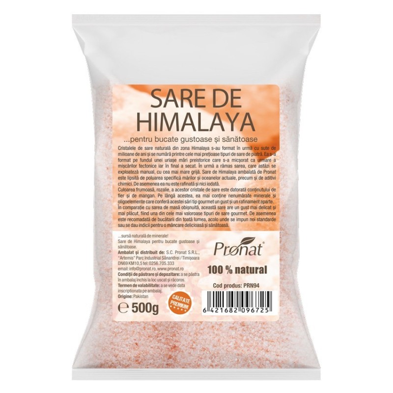 Sare Neiodata de Himalaya de Masa, 500 g, Pronat