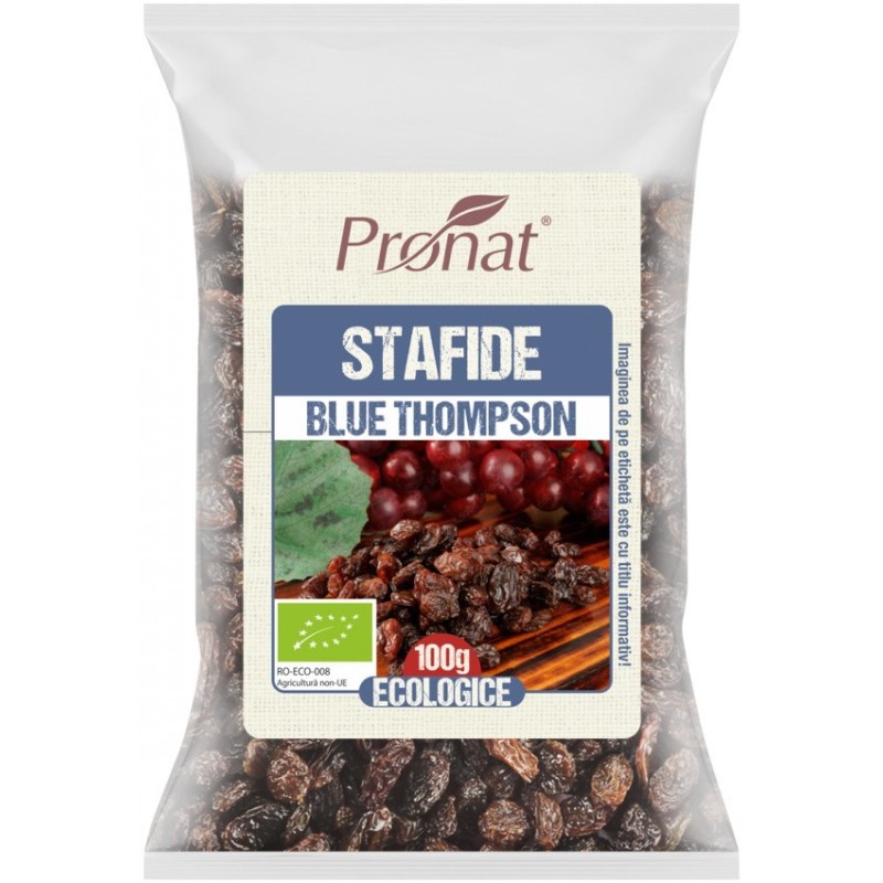 Stafide BIO, Blue Thompson, 100 g, Pronat