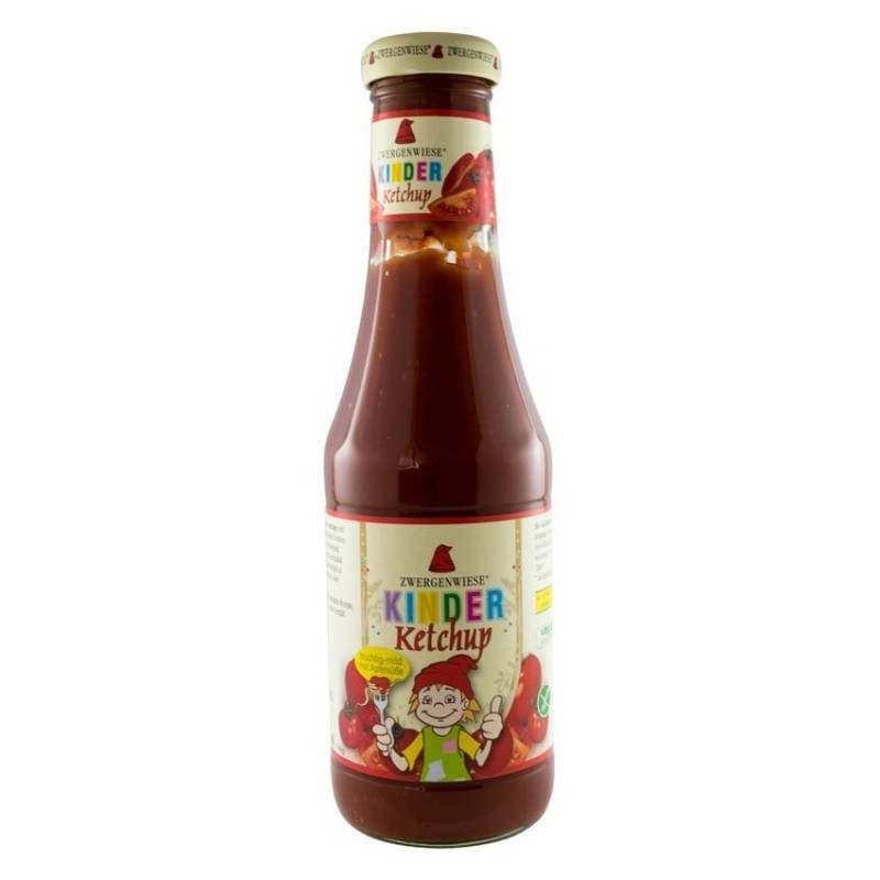 Ketchup BIO, pentru Copii din Piure de Rosii si Mere, 500 ml, Zwergenwiese