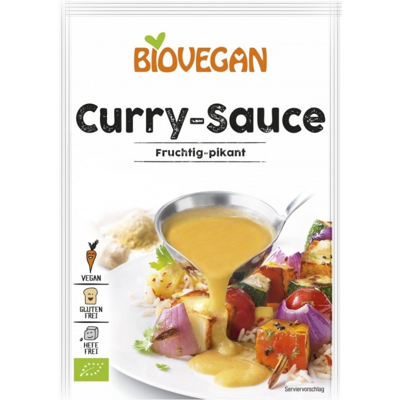 Sos BIO de Curry, Fructat si Picant, Vegan, 29 g, Biovegan