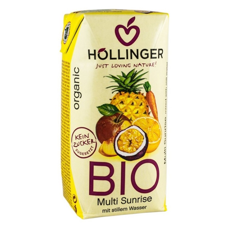 Suc BIO din Amestec de Fructe, 200 ml, Hollinger
