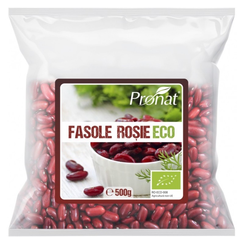 Fasole Rosie Boabe, BIO, 500 g, Pronat