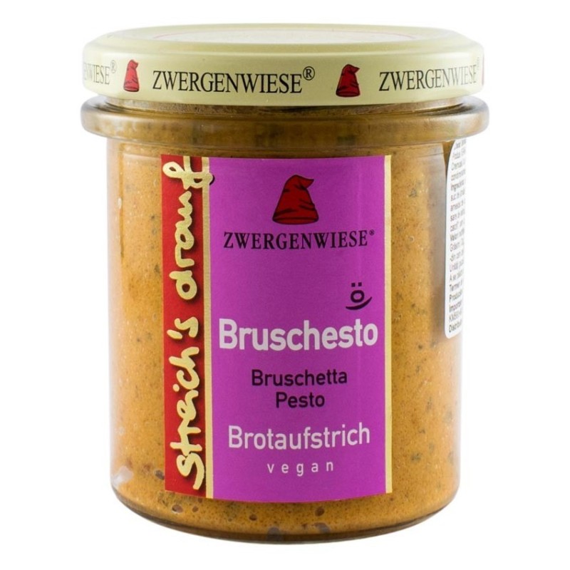 Crema Tartinabila BIO Vegetala, Bruscheto, 160 g, Zwergenwiese