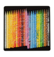 24 Creioane Colorate fara...