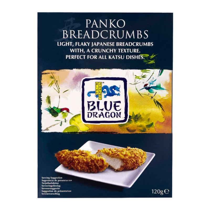 Pesmet Japonez, Breadcrumbs, Fulgi de Panko, Blue Dragon, 120 g