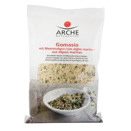 Gomasio Bio cu Sare de Mare si Alge Marine, 200 g Arche...
