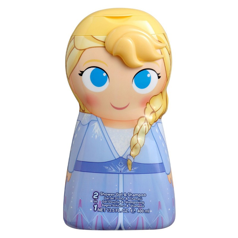 Gel de Dus si Sampon Frozen II Elsa, cu Figurina 1D, 400 ml