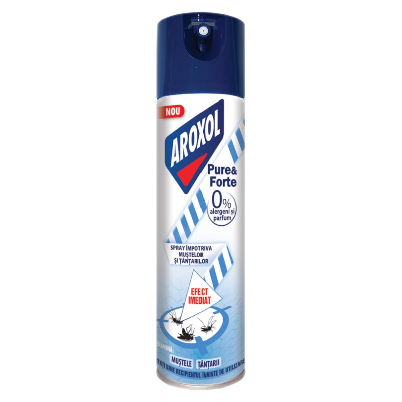 Spray Aroxol Pure & Forte Impotriva Mustelor si Tantarilor, 300 ml