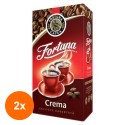 Set 2 x Cafea Macinata Fortuna Crema, 500 g