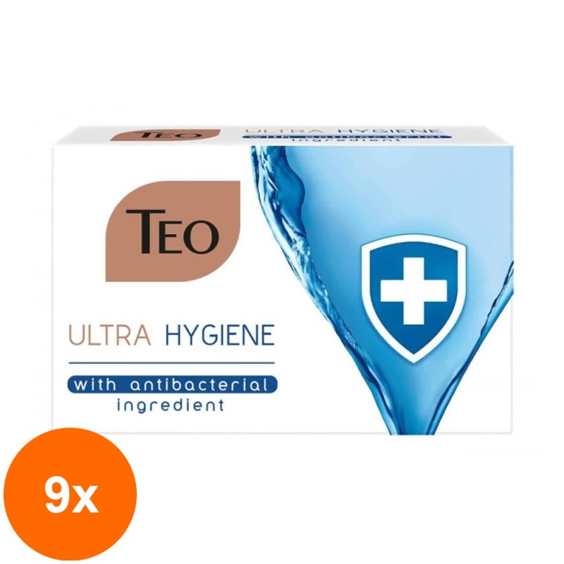 Set 9 x Sapun Teo Milk Ultra Hygiene, 90 g