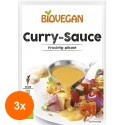 Set 3 x Sos BIO de Curry, Fructat si Picant, Vegan, 29 g, Biovegan