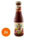 Set 2 x Ketchup BIO, pentru Copii din Piure de Rosii si Mere, 500 ml, Zwergenwiese