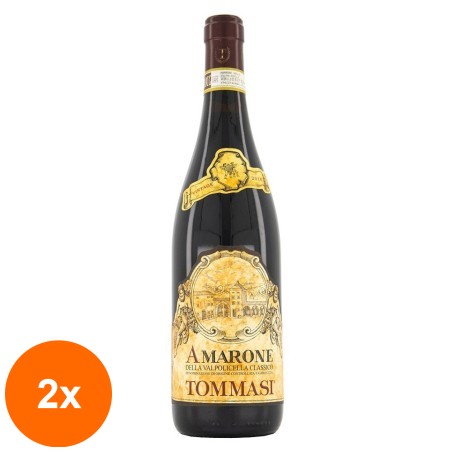 Set 2 x Vin Rosu Amarone Della Valpolicella Classico Tommasi DOCG, Sec, 0.75 l...