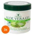Set 3 x Gel de Corp Herbamedicus, cu Extract de Aloe Vera, 250 ml