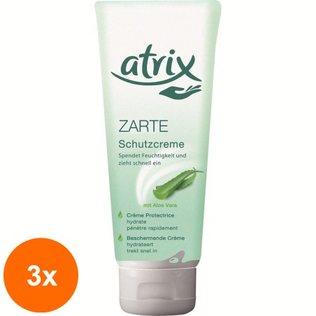 Set of 3 x Hand Cream Atrix, Aloe Vera, 100 ml