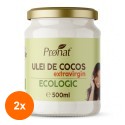 Set 2 x Ulei de Cocos BIO Extravirgin, 500 ml, Pronat