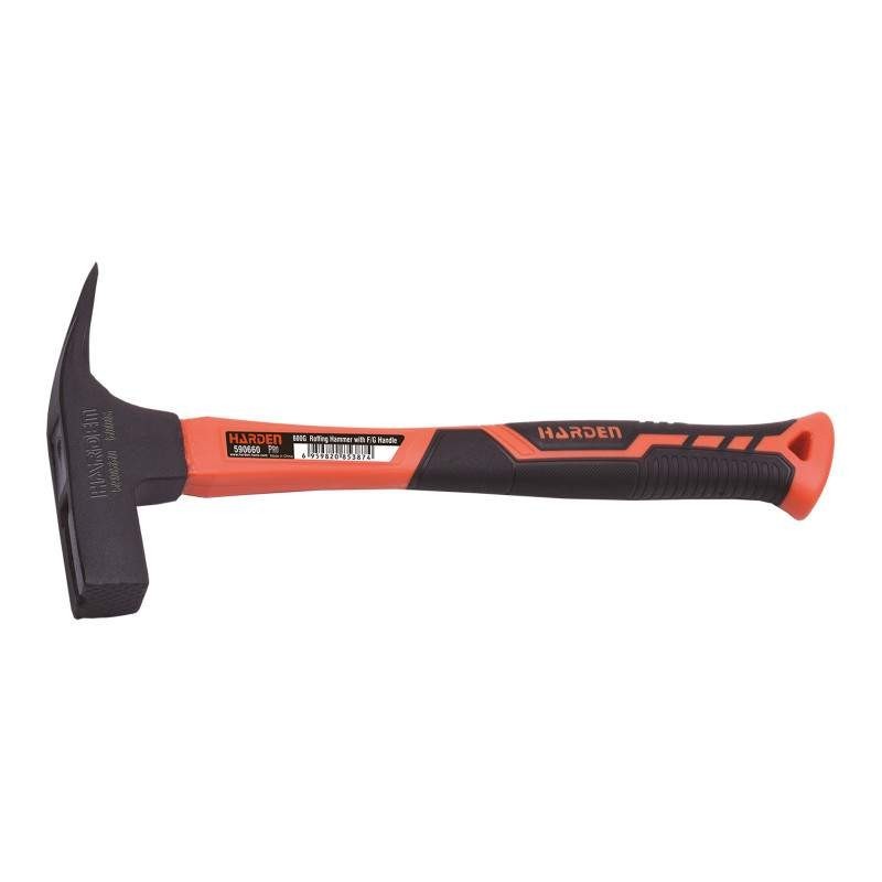 Ciocan pentru Dulgher, Coada Bicomponenta din Fibra de Sticla, Profesional, Harden