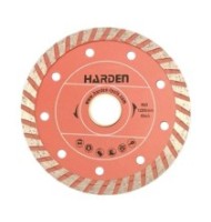 Disc Diamantat Turbo, pentru Polizat, Taiere Umed, Industrial, Harden, 115 mm, 22.2 mm