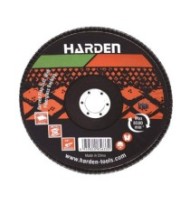 Disc Abraziv pentru Finisare, Profesional, Harden, 125 mm, 22.2 mm, Granulatie 80