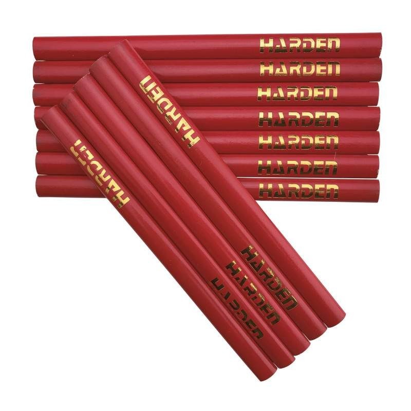 Set de 12 Creioane pentru Tamplarie cu Mina Neagra, Harden