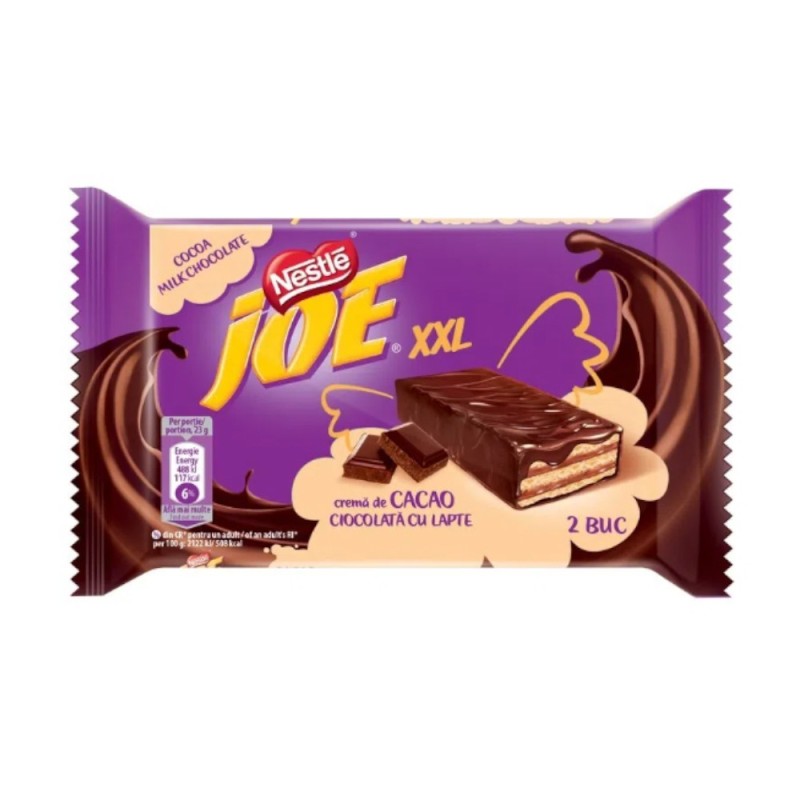 Napolitana cu Lapte si Crema de Cacao Joe XXL, 46 g