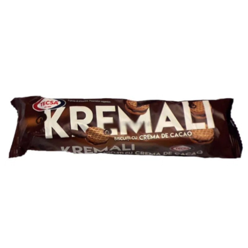 Biscuiti cu Crema de Cacao Tecsa Kremali, 80 g