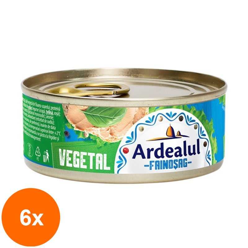 Set 6 x Pasta Vegetala cu Fainosag Ardealul, 100 g