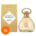 Set 2 x Apa de Parfum Bi-es Golden Woman, pentru Femei, 100 ml
