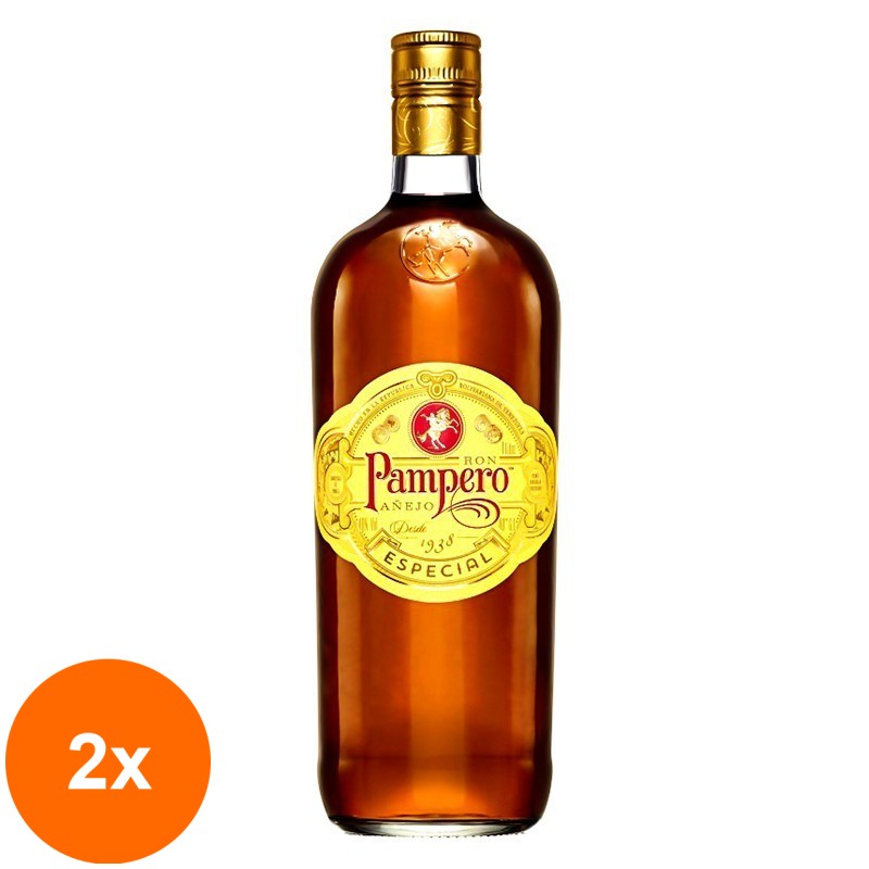 Set 2 x Rom Pampero Especial 37.5% Alcool, 1 l