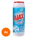 Set 4 x Praf de Curatat Ajax Double Bleach, 450 g