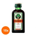 Set 18 x Lichior Digestiv Jagermeister 35% Alcool, 0.04 l