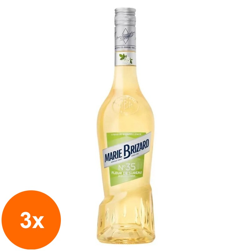 Set 3 x Lichior de Soc Marie Brizard 20% Alcool, 0.7 l