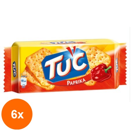 Set 6 x Biscuiti cu Paprika Tuc, 100 g...