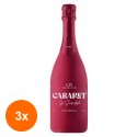 Set 3 x Vin Spumant Castell D'or Cabaret Le Scandale Gran Reserva Brut, 0.75 l