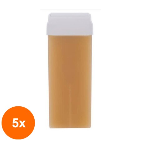 Set 5 x Ceara Epilatoare, Aplicator Lat, Beta-caroten, Roial, 100 ml...