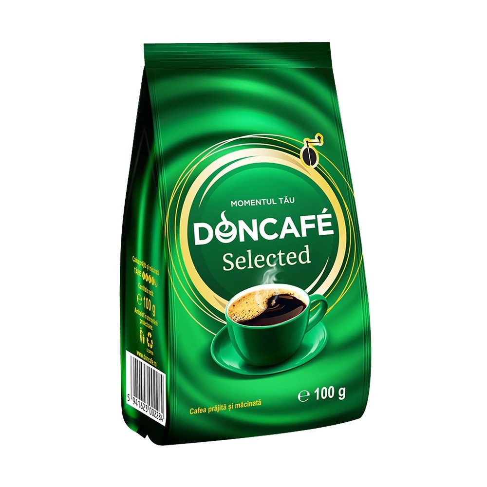 Set 4 x Cafea Macinata Doncafe Selected, 100 g