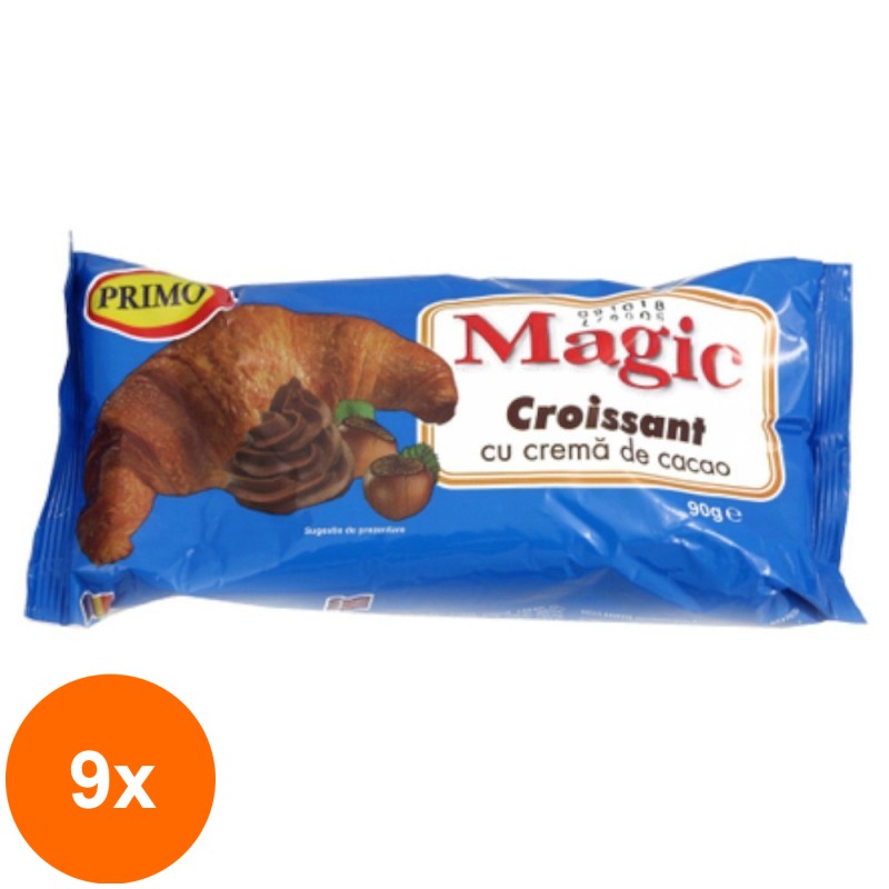 Set 9 x Croissant cu Ciocolata Magic, 90 g