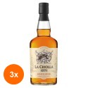Set 3 x Rom Golden Spiced La Criolla 35% Alcool, 0.7 l