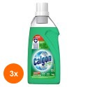 Set 3 x Solutie Gel Anticalcar cu Rol Antibacterian Calgon Hygiene+, 15 Spalari, 750 ml
