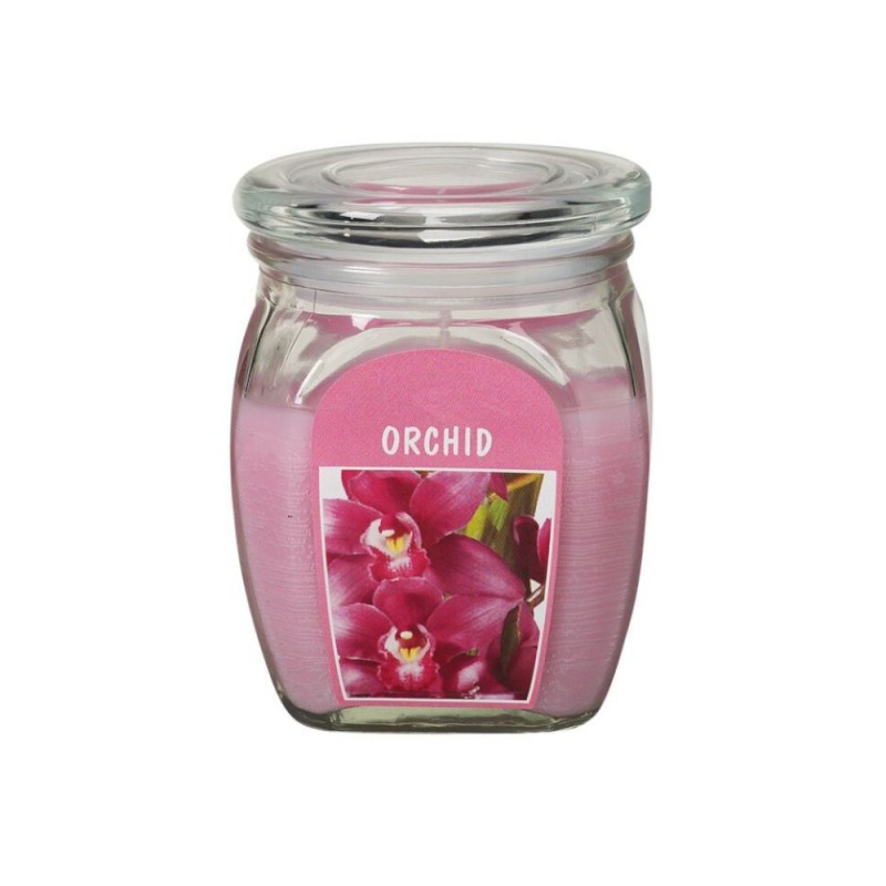 Lumanare Parfumata in Borcan cu Capac, Orhidee