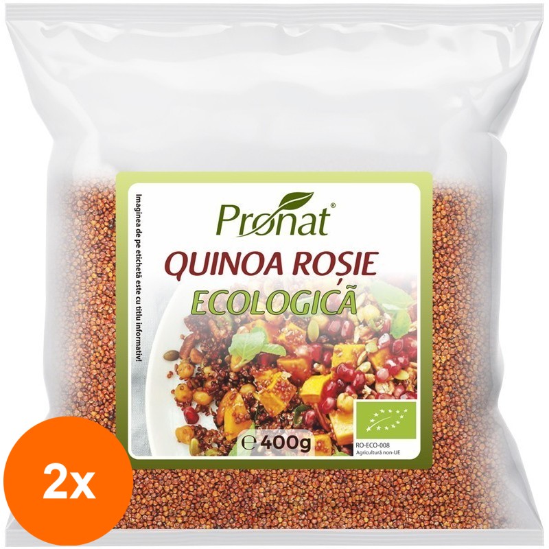 Set 2 x Quinoa Rosie Bio, 400 g
