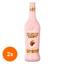 Set 2 x Lichior Xuxu Cream Strawberry & Vodka, 15% Alcool, 0.7 l