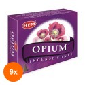 Set 9 x Conuri Parfumate, Opium