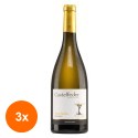 Set 3 x Vin Alb Castelfeder Vom Stein Pinot Bianco DOC, Sec, 0.75 l