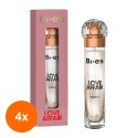 Set 4 x Apa de Parfum Bi-es pentru Femei Love Affair 15 ml