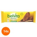 Set 14 x Biscuiti cu Cereale si Ciocolata Belvita Start, 50 g