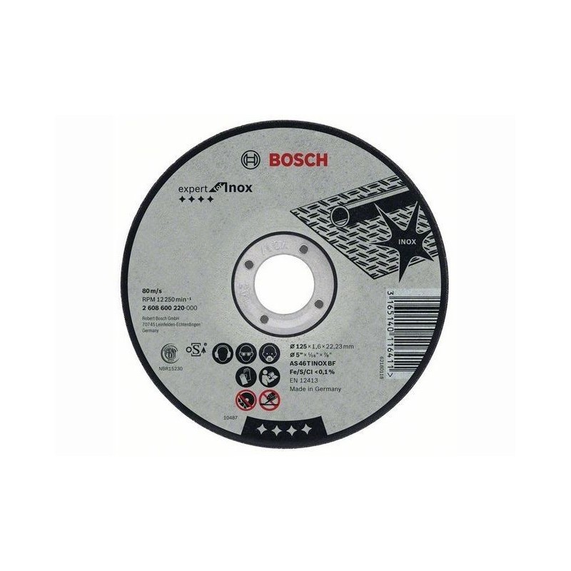 Disc Abraziv Debitare, 125 x 2, Bosch