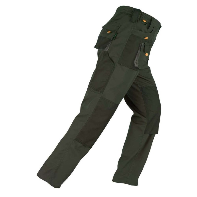 Pantaloni Smart, Verde, Masura XL, Kapriol